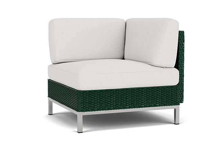 Lloyd Flanders Elements Corner Sectional with Loom Back Woodland