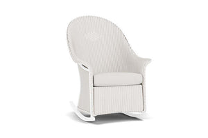 Lloyd Flanders Universal Loom High Back Porch Rocker - 5236 White