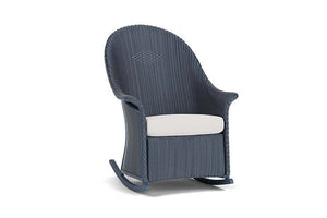 Lloyd Flanders Universal Loom High Back Porch Rocker - 5236 Denim Blue
