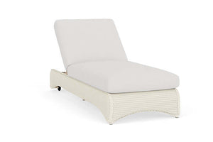 Lloyd Flanders Universal Loom Chaise Ivory