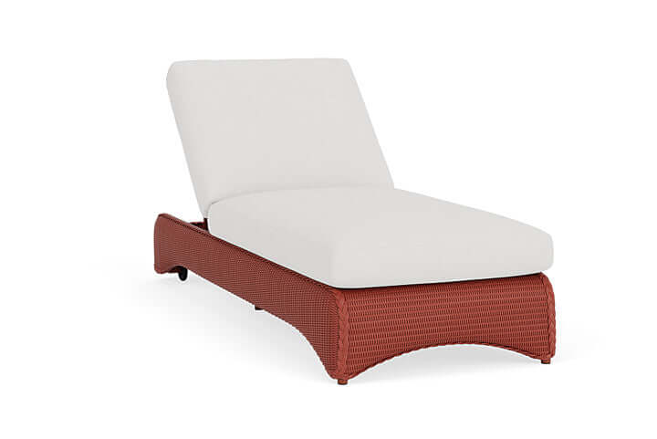 Lloyd Flanders Universal Loom Chaise Terracotta