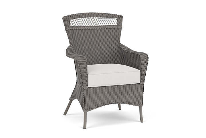 Lloyd Flanders Universal Loom Dining Armchair - 66001 Pewter