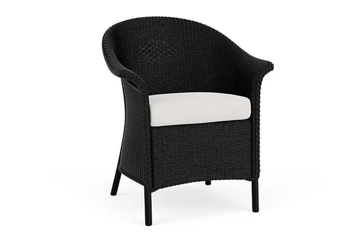 Lloyd Flanders Universal Loom Dining Armchair - 8007 Ebony