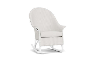 Lloyd Flanders Universal Loom High Back Porch Rocker - 8036 Matte White
