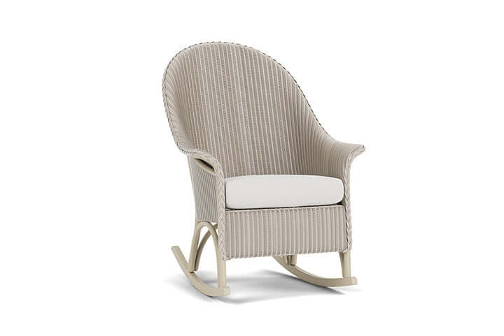 Lloyd Flanders Universal Loom High Back Porch Rocker - 8036 Linen