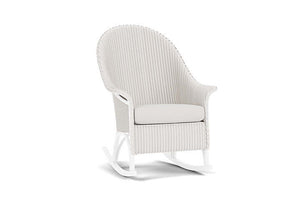 Lloyd Flanders Universal Loom High Back Porch Rocker - 8036 White