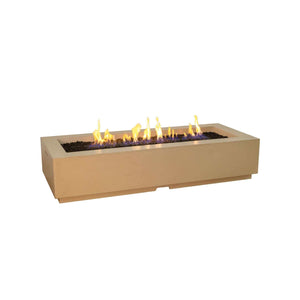 American Fyre Designs 72" x 30" Louvre Long Rectangle Fire Pit-Natural Gas