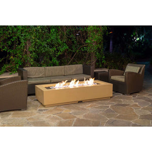 American Fyre Designs 72" x 30" Louvre Long Rectangle Fire Pit-Natural Gas