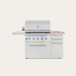 American Made Grills Encore 36" Freestanding Hybrid Grill-Natural Gas