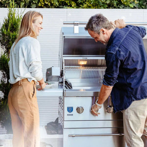 American Made Grills Encore 54" Freestanding Hybrid Grill-