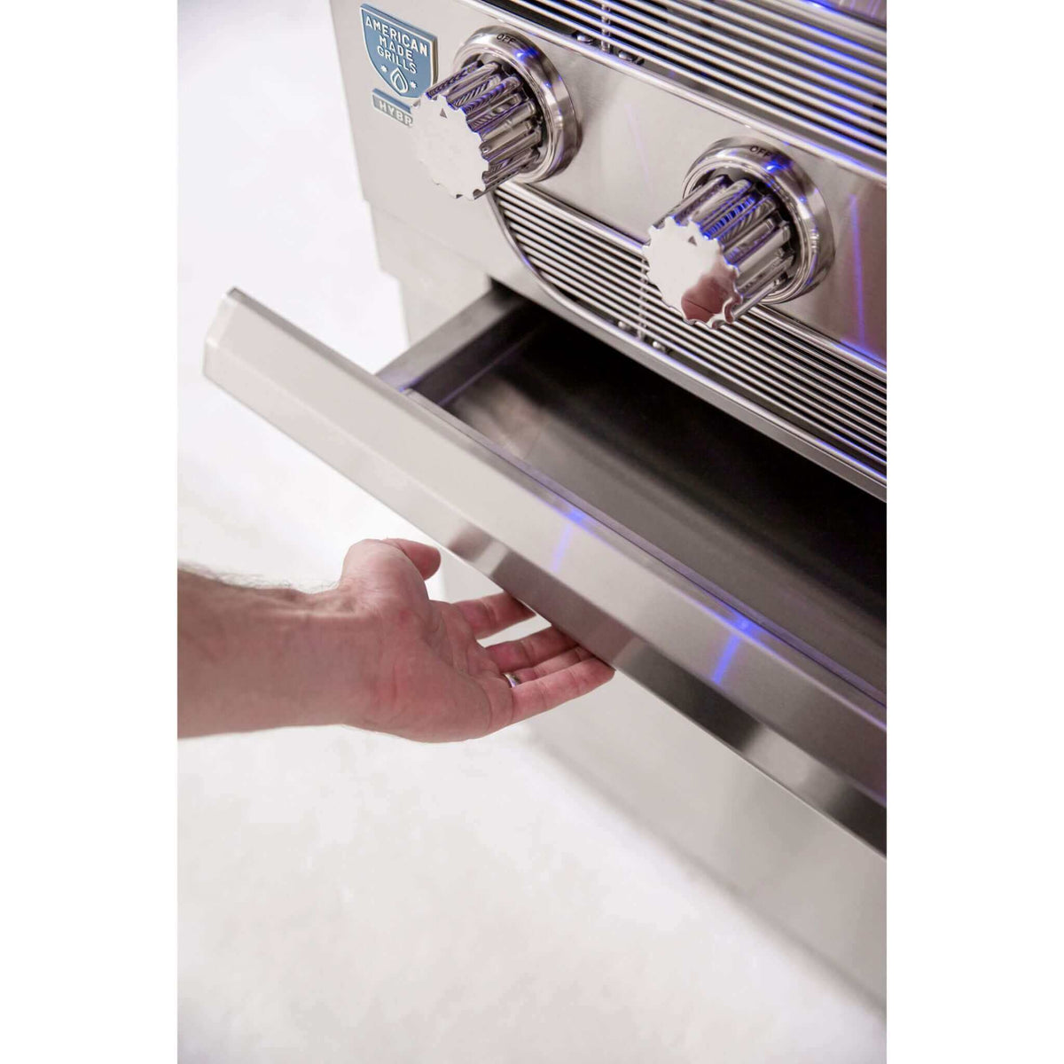 American Made Grills Muscle 36" Built-In Hybrid Grill-