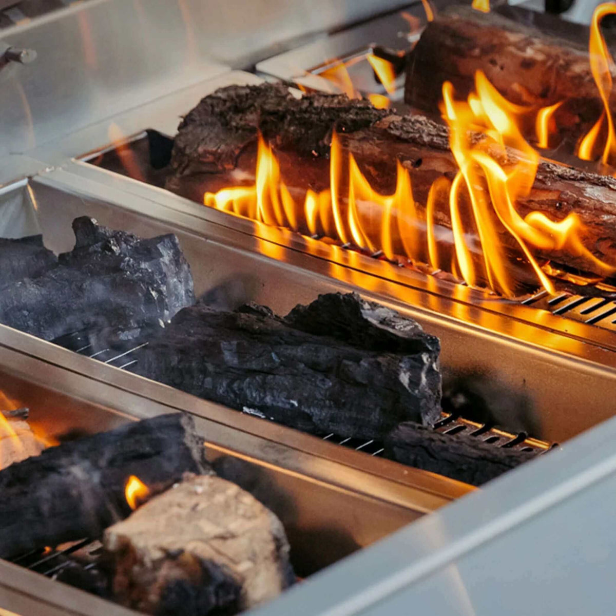 American Made Grills Muscle 36" Freestanding Hybrid Grill-