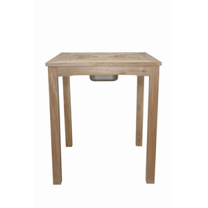 Anderson Teak Chatsworth Ice Chiller Bar Table-Default Title