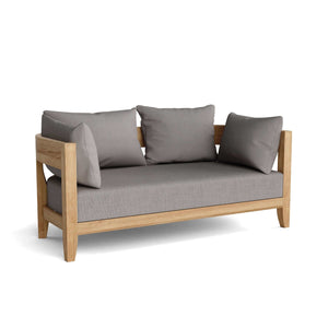 Anderson Teak Coronado Deep Seating Loveseat-Canvas Natural