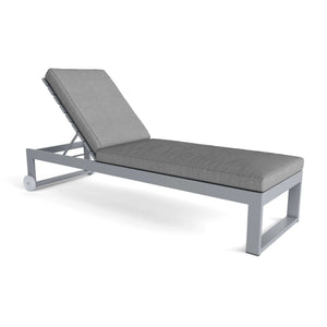 Anderson Teak Lucca Sun Lounger-Grey