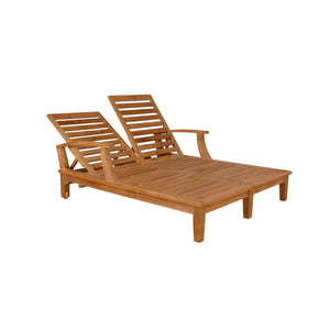 Anderson Teak Brianna Double Sun Lounger with Arm-