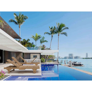 Anderson Teak Bel-Air Double Sun Lounger Double Back-