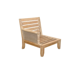 Anderson Teak Luxe Right Modular-Linen Antique Beige
