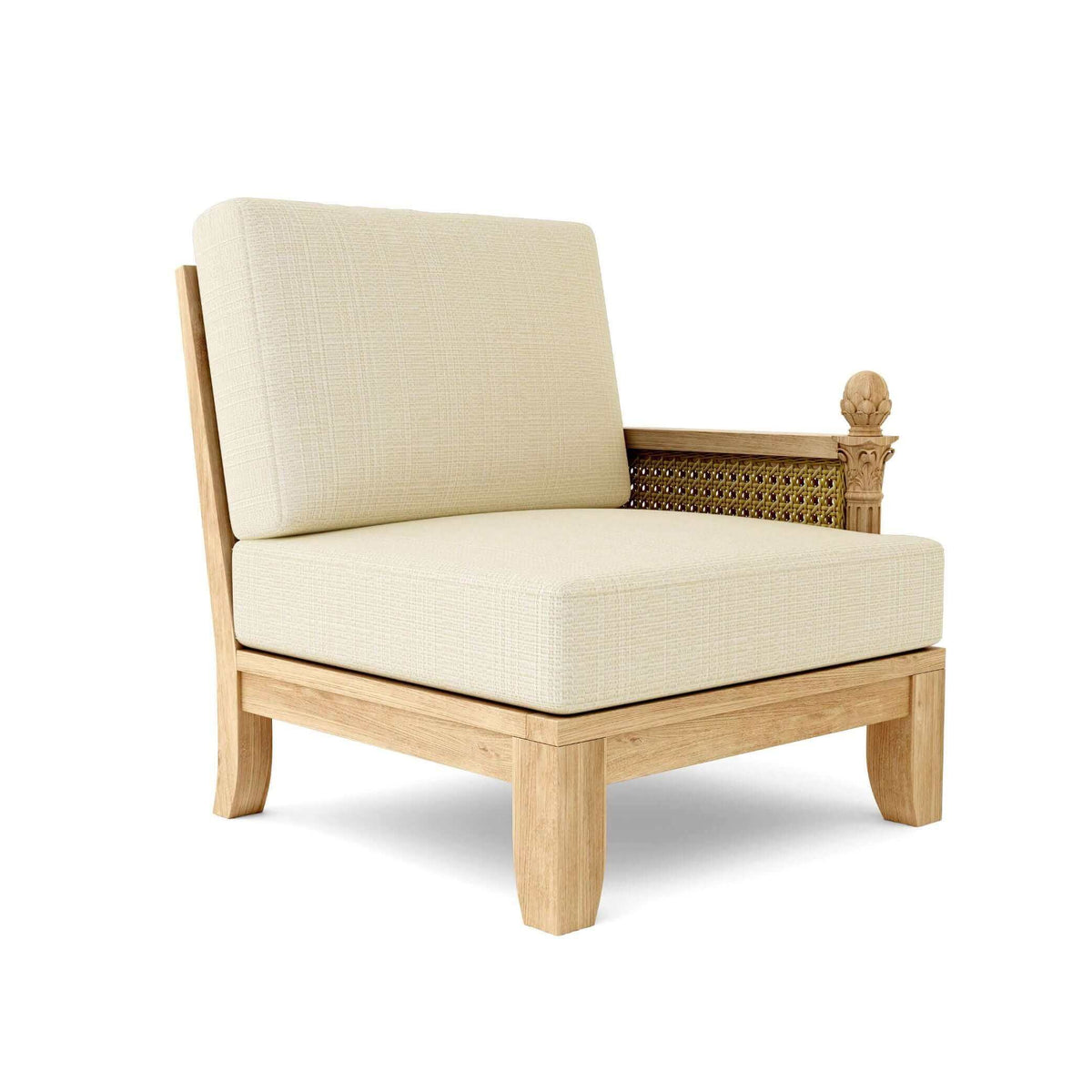Anderson Teak Luxe Left Modular-Canvas Natural