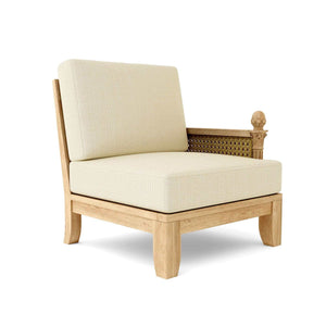 Anderson Teak Luxe Left Modular-Canvas Natural