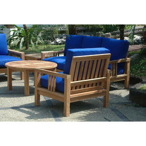 Anderson Teak SouthBay Deep Seating 5-Pieces Conversation Set C-Cast Slate