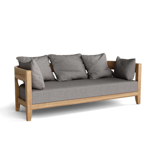 Anderson Teak Coronado Deep Seating Sofa-Canvas Natural