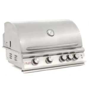 Blaze Premium LTE Marine Grade 32" 4-Burner Gas Grill with Rear Burner and Built-in Lighting System-