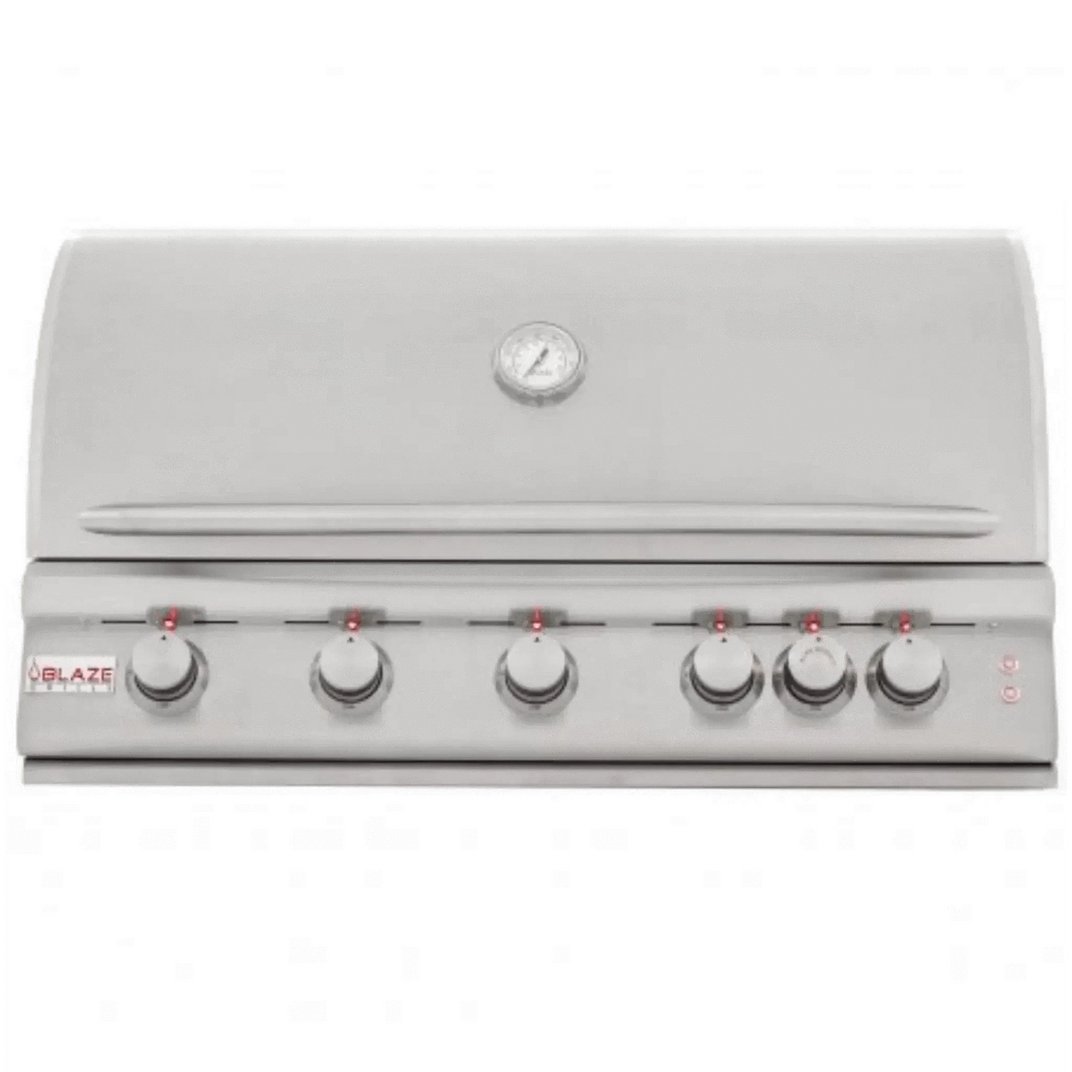 Blaze Premium LTE 40" 5-Burner Gas Grill with Rear Burner and Built-in Lighting System-Natural Gas