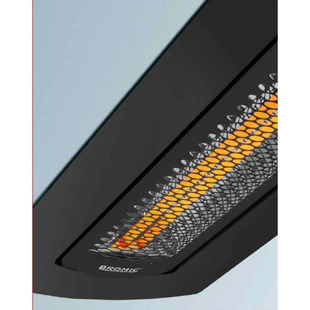 Bromic Tungsten Single Element Smart-Heat Electric-Black