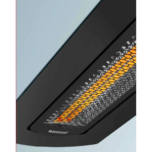 Bromic Tungsten Double Element Smart-Heat Electric-Black