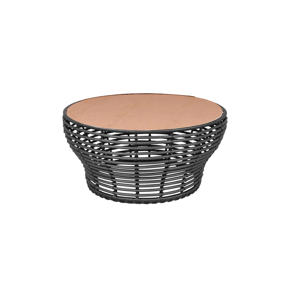 Cane-Line Table Top Dia. 90 cm-Fossil grey, ceramics