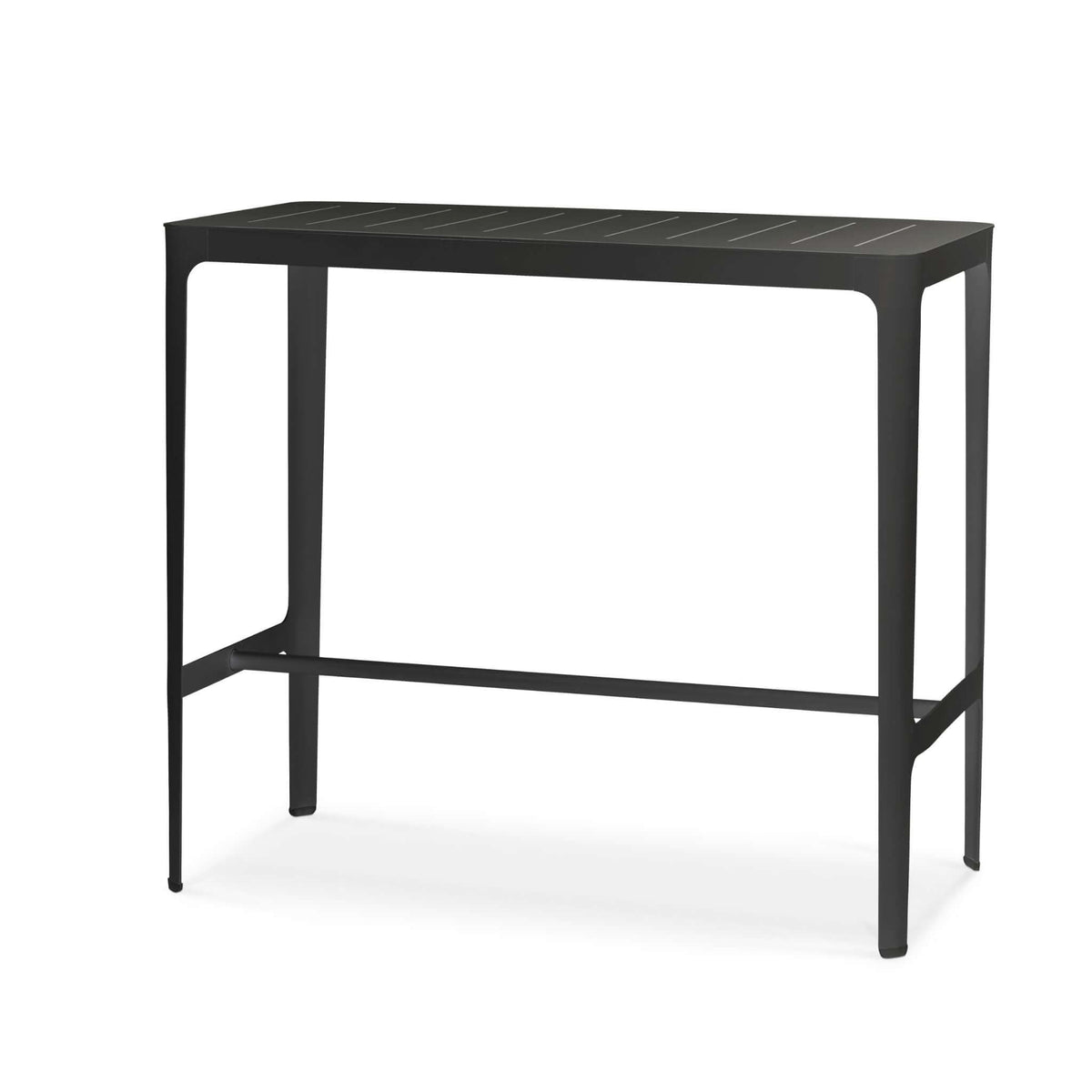 Cane-Line Cut Bar Table-Black, aluminium