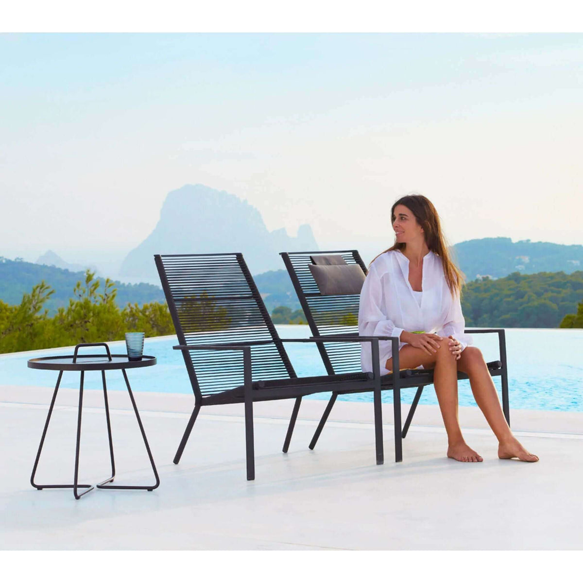 Cane-Line Edge Highback Chair, Stackable-