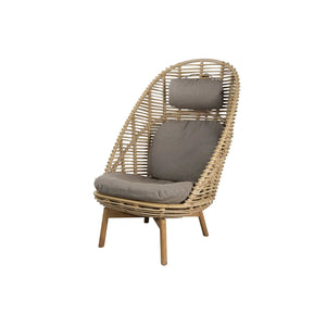Cane-Line Hive Highback Chair W/Teak Legs-Default Title