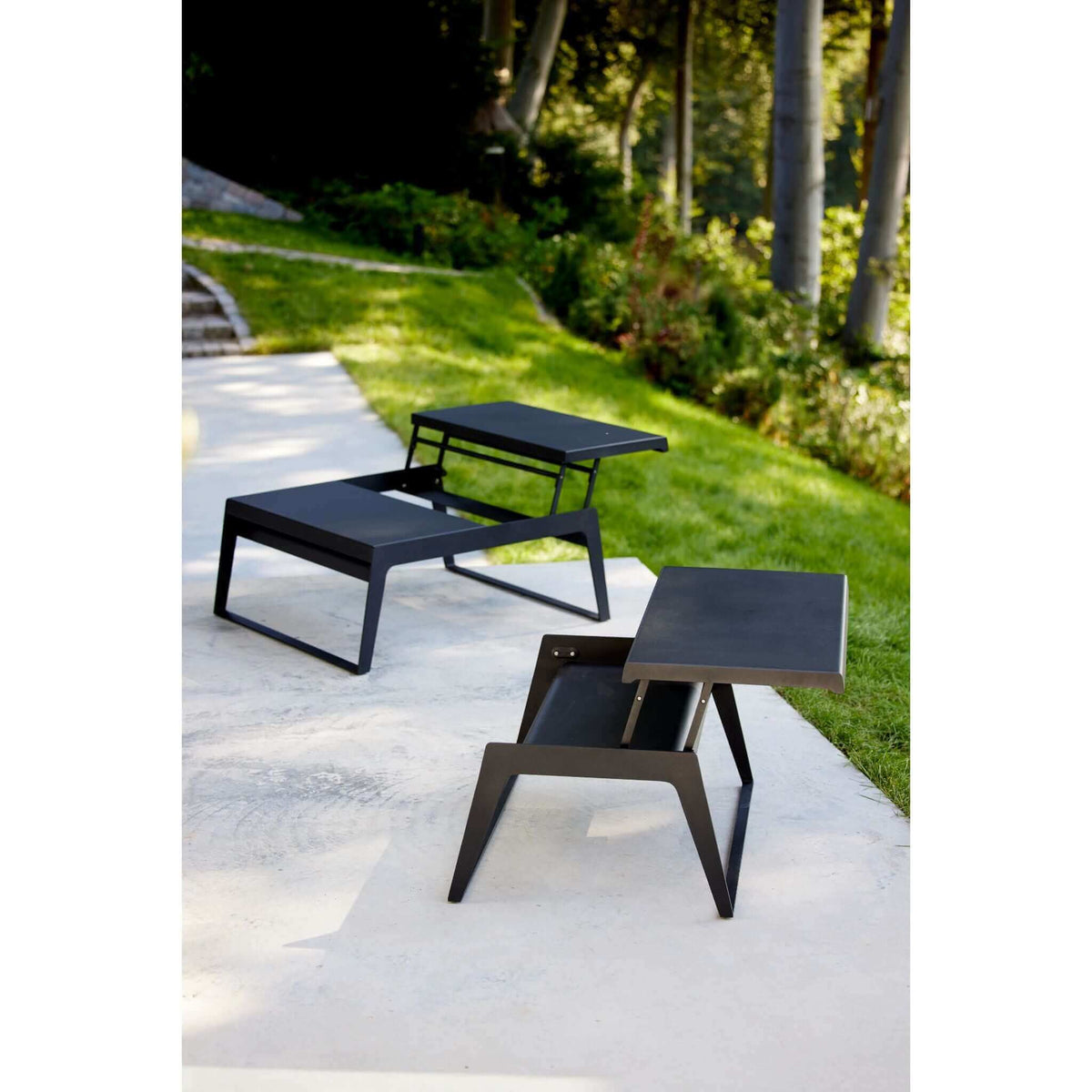 Cane-Line Chill-Out Coffee Table Dual Height Single Sided-