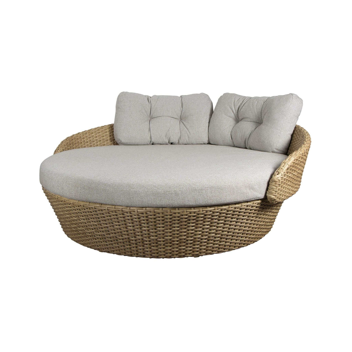 Cane-Line Ocean Large Daybed Cushion Set-Dark grey, Cane-line Wove