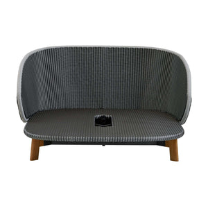 Cane-Line Peacock Daybed W/Teak Legs Incl. Table-