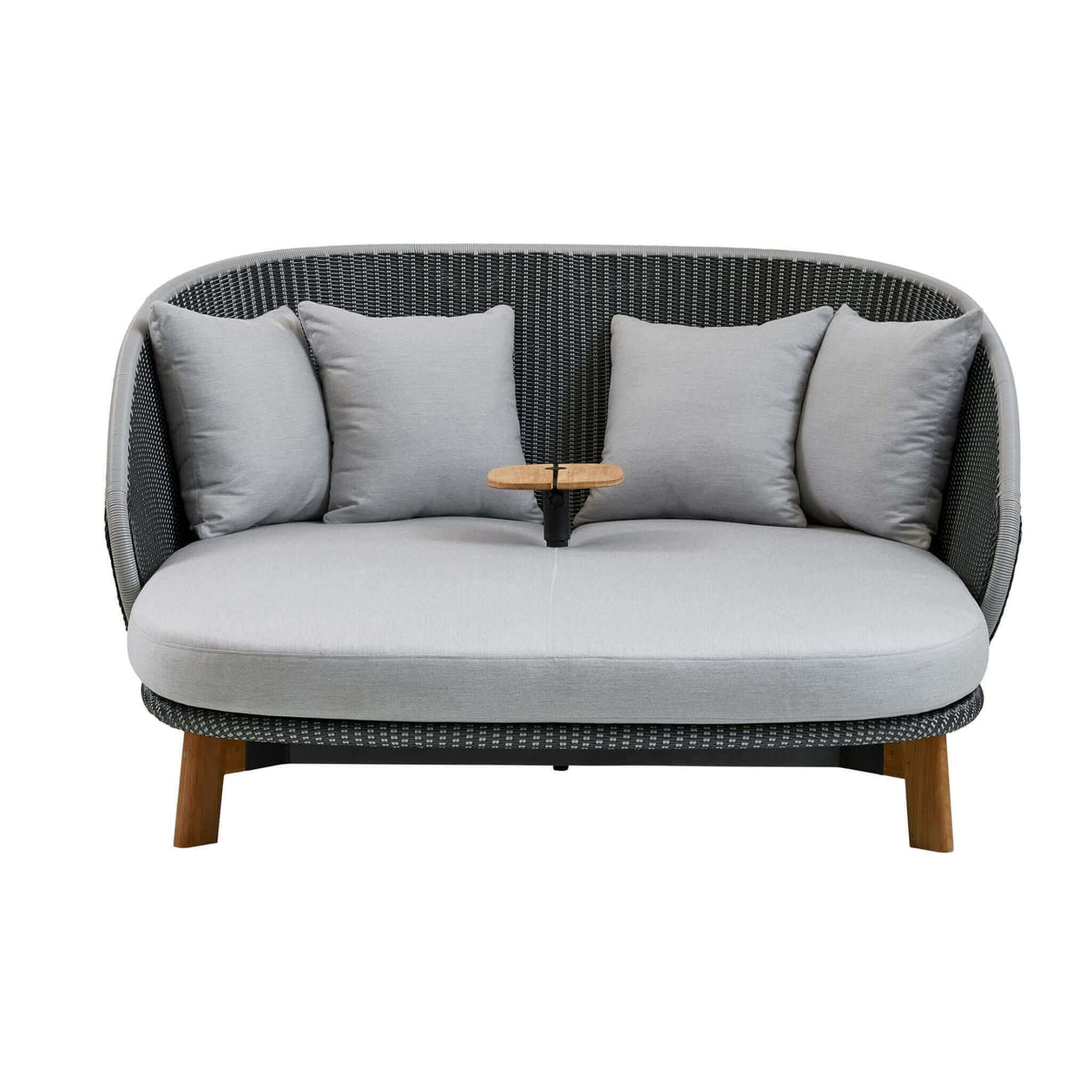 Cane-Line Peacock Daybed W/Teak Legs Incl. Table-