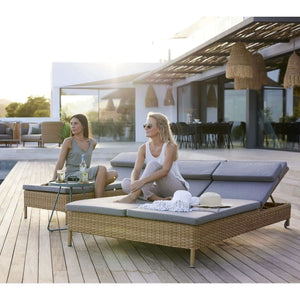 Cane-Line Rest Sunbed Double-