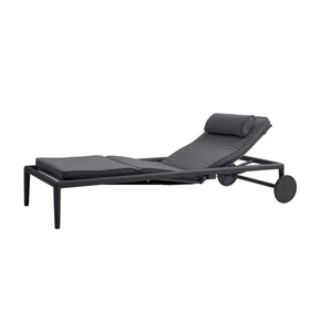 Cane-Line Conic Sunbed W/Gas Spring-Grey, Cane-line AirTouch frame