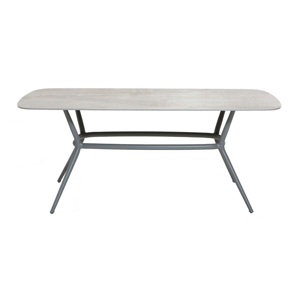 Cane-Line Joy Dining Table Base Oval-Taupe, aluminium