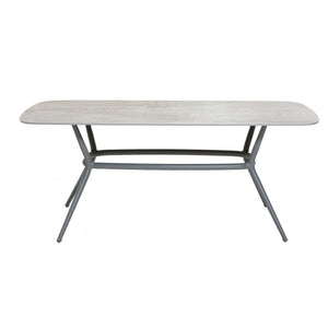 Cane-Line Joy Dining Table Base Oval-Taupe, aluminium