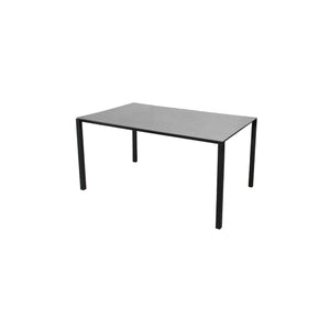 Cane-Line Pure Dining Table Base, 150X90 cm-Light grey, aluminium