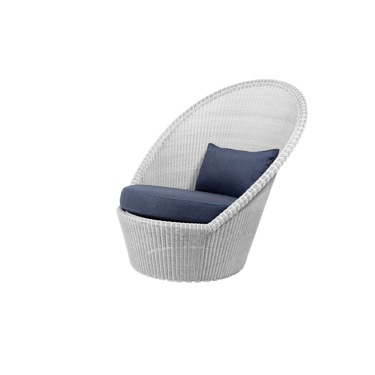 Cane-Line Kingston Sunchair W/Wheels-Graphite, Cane-line Weave