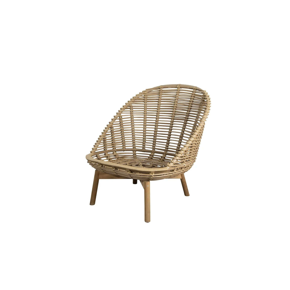 Cane-Line Hive Lounge Chair W/Teak Legs-