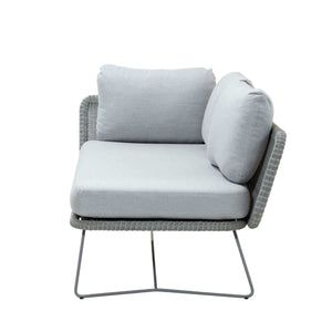 Cane-Line Horizon 2-Seater Sofa Right Module-Black, Cane-line Weave