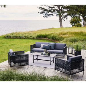 Cane-Line Connect 3-Seater Sofa-Taupe, Cane-line Weave