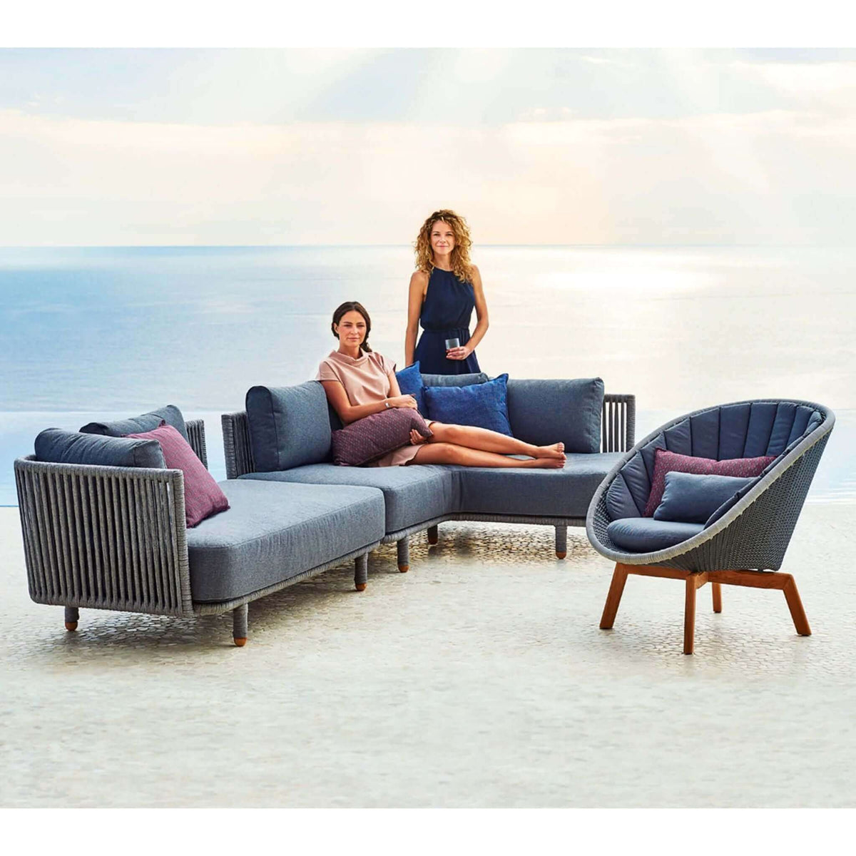 Cane-Line Moments 2-Seater Sofa Right Module-