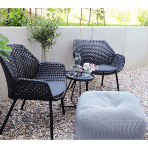 Cane-Line Vibe Lounge Chair-Light grey/Grey/Taupe, Cane-line Weave