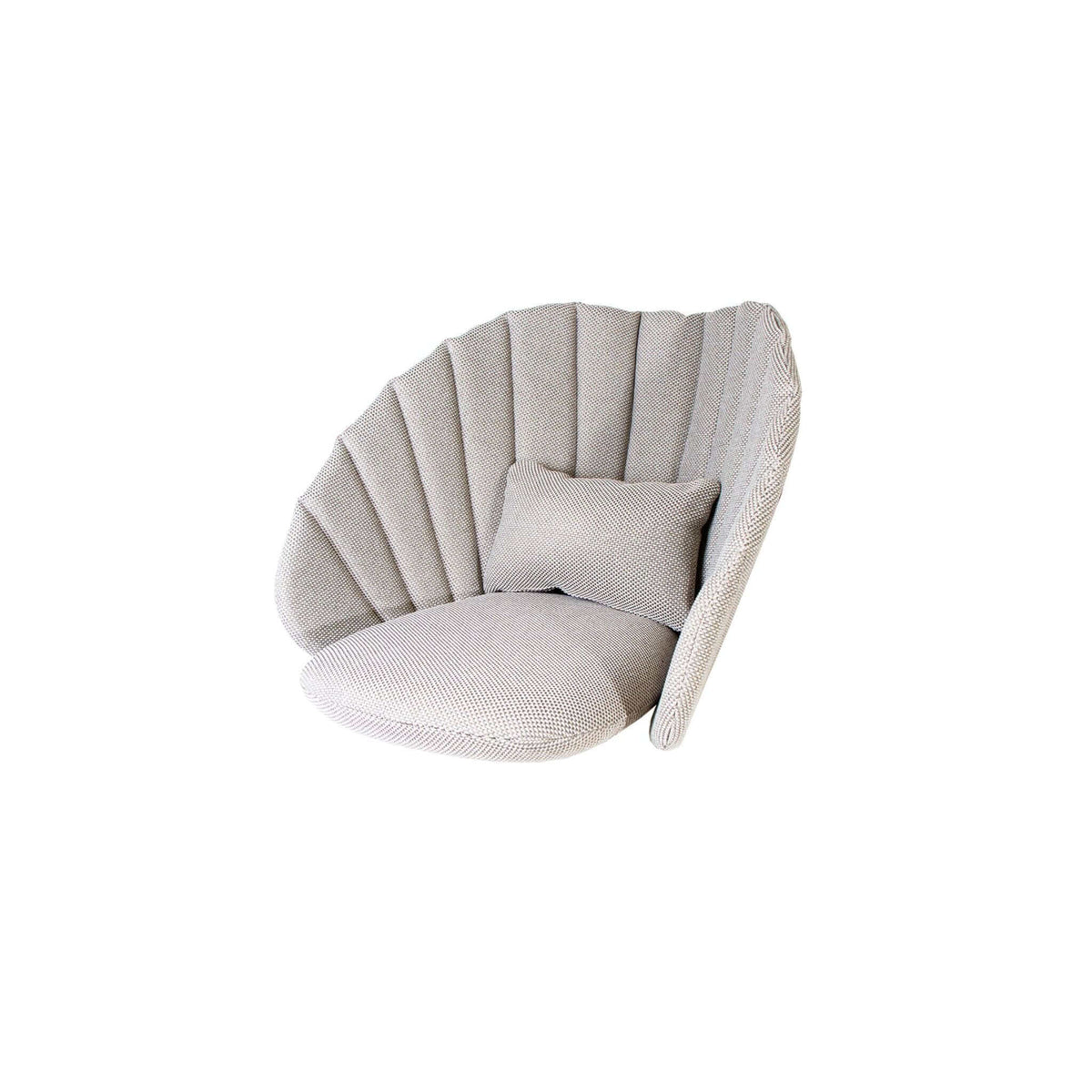 Cane-Line Peacock Lounge Chair W/Swivel Aluminium Base-